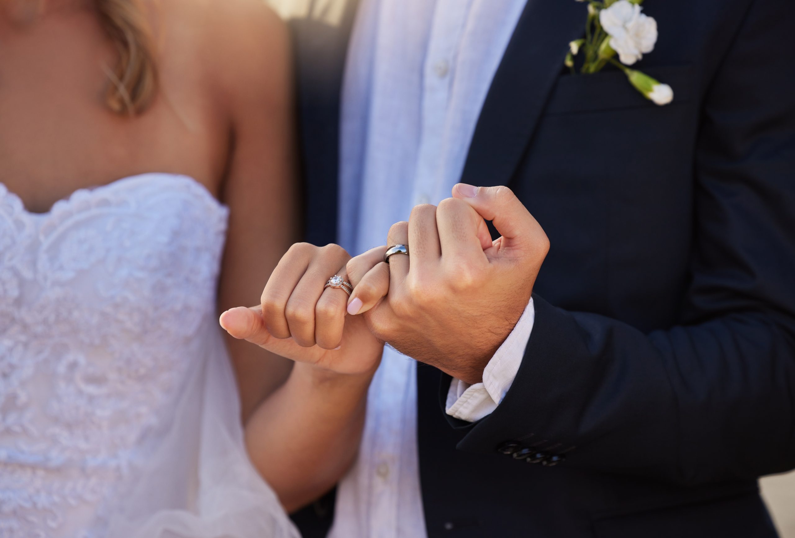 Two people getting married to obtain green card