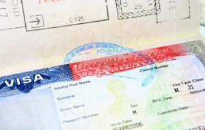 Empty J1 USA approved visa.
