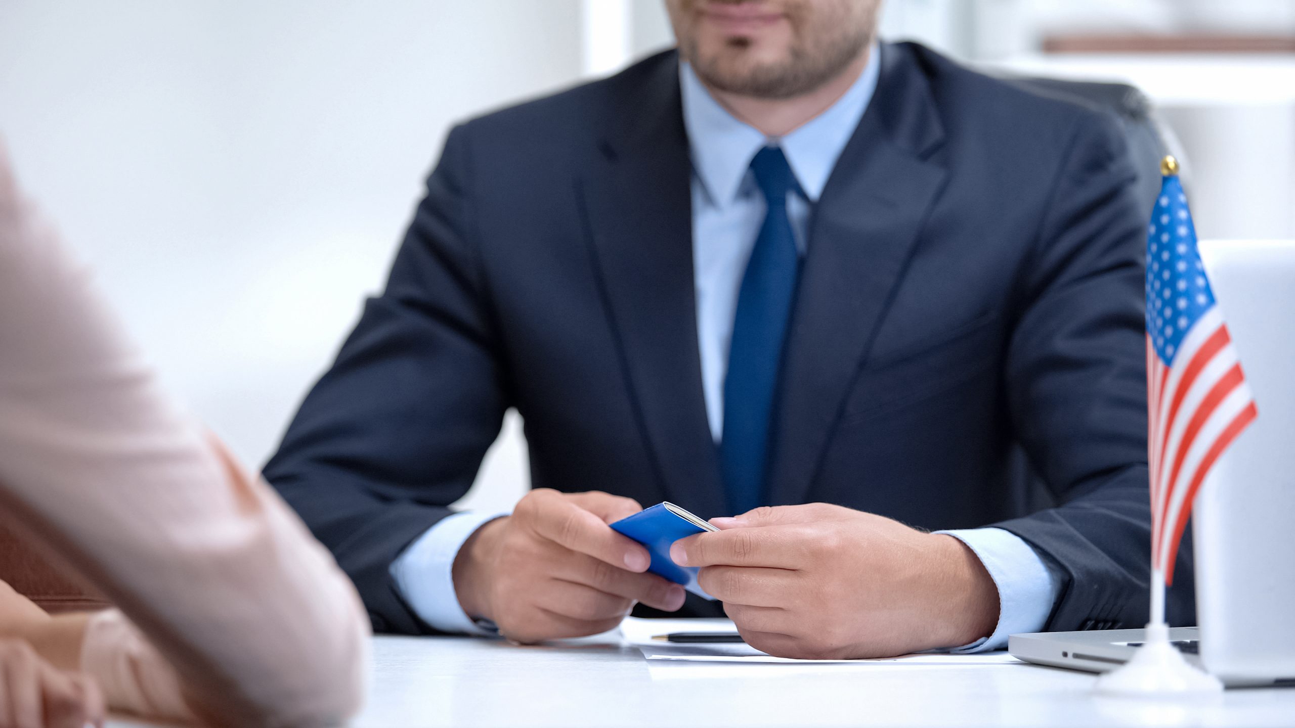 Immigration Lawyer and client discussing visa bulletin October 2026 update